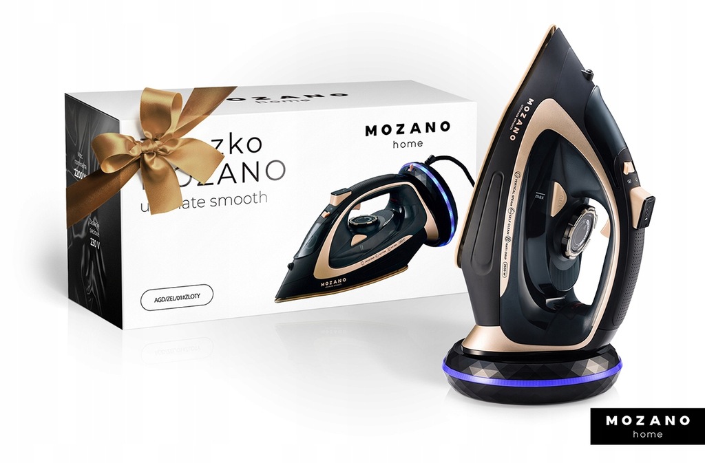 Безпровідна праска Mozano Ultimate Smooth 2600 Вт Gold - Зображення 14