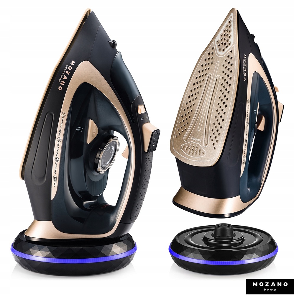 Безпровідна праска Mozano Ultimate Smooth 2600 Вт Gold - Зображення 13