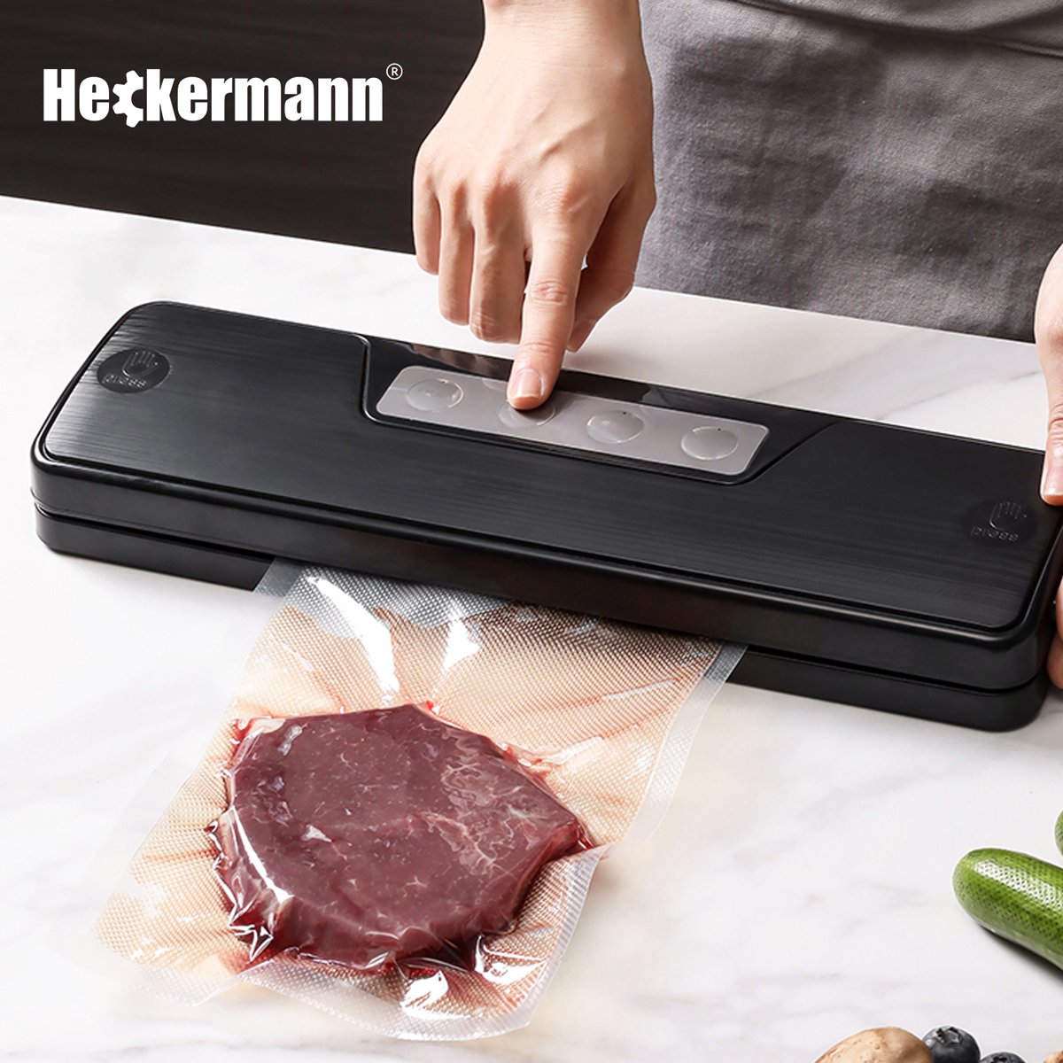 Вакуумний пакувальник Heckermann® GM-77 + фольга 28х600 см - Зображення 3