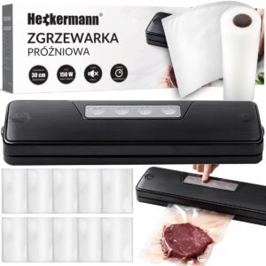 Вакуумний пакувальник Heckermann® GM-77 + фольга 28х600 см