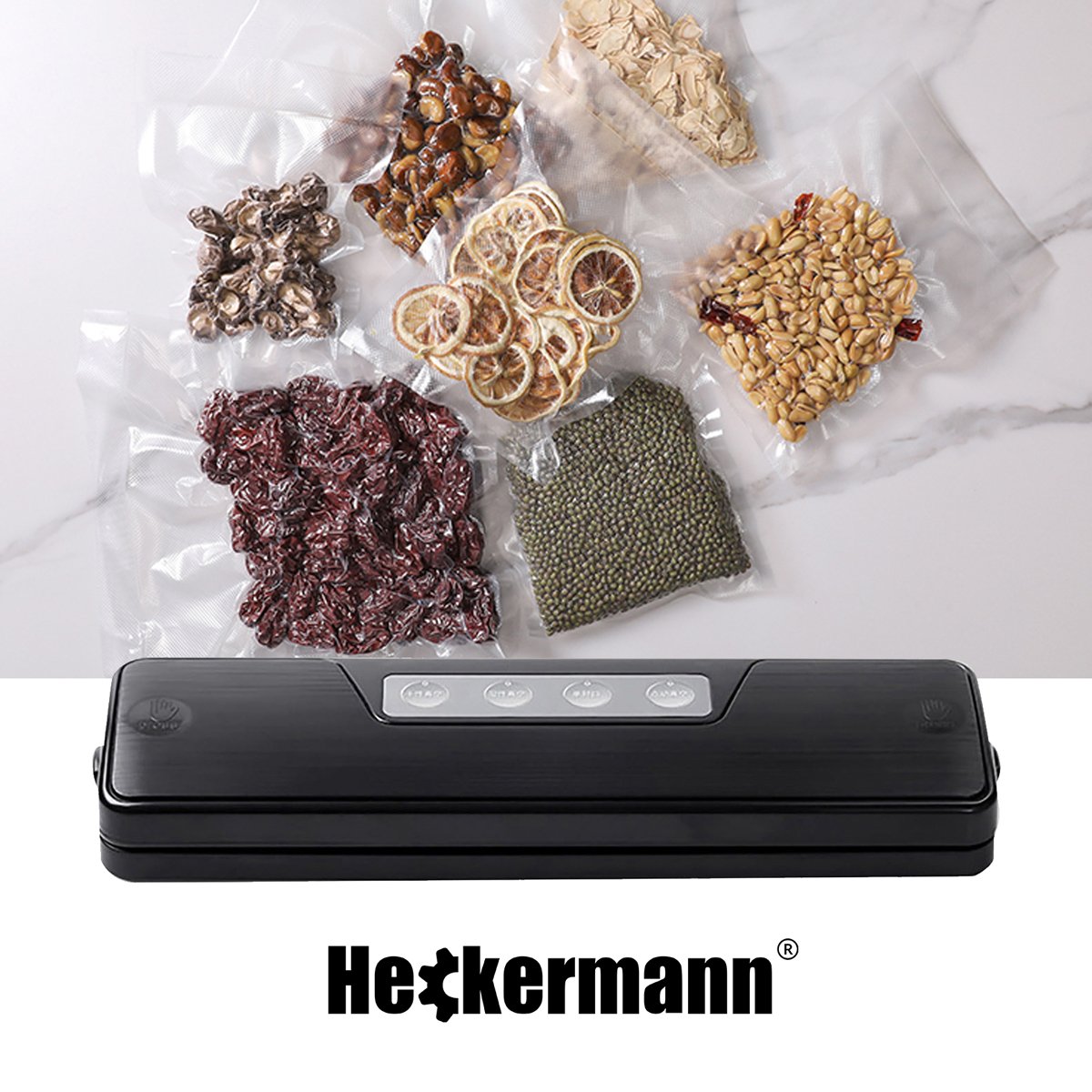 Вакуумний пакувальник Heckermann® GM-77 + фольга 28х600 см - Зображення 7