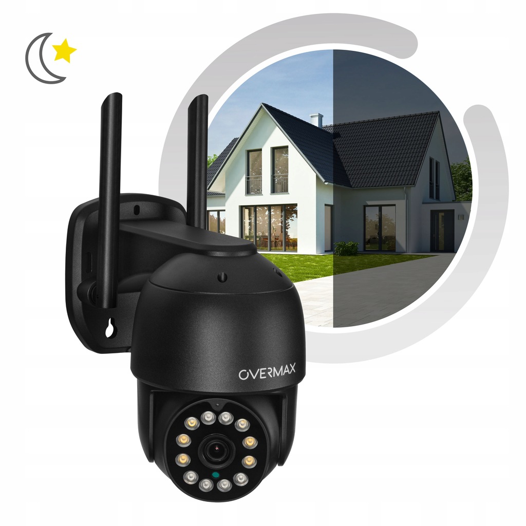 Вулична поворотна IP-камера Overmax Camspot 4.95 WiFi 2.5K Anthracite - Зображення 5