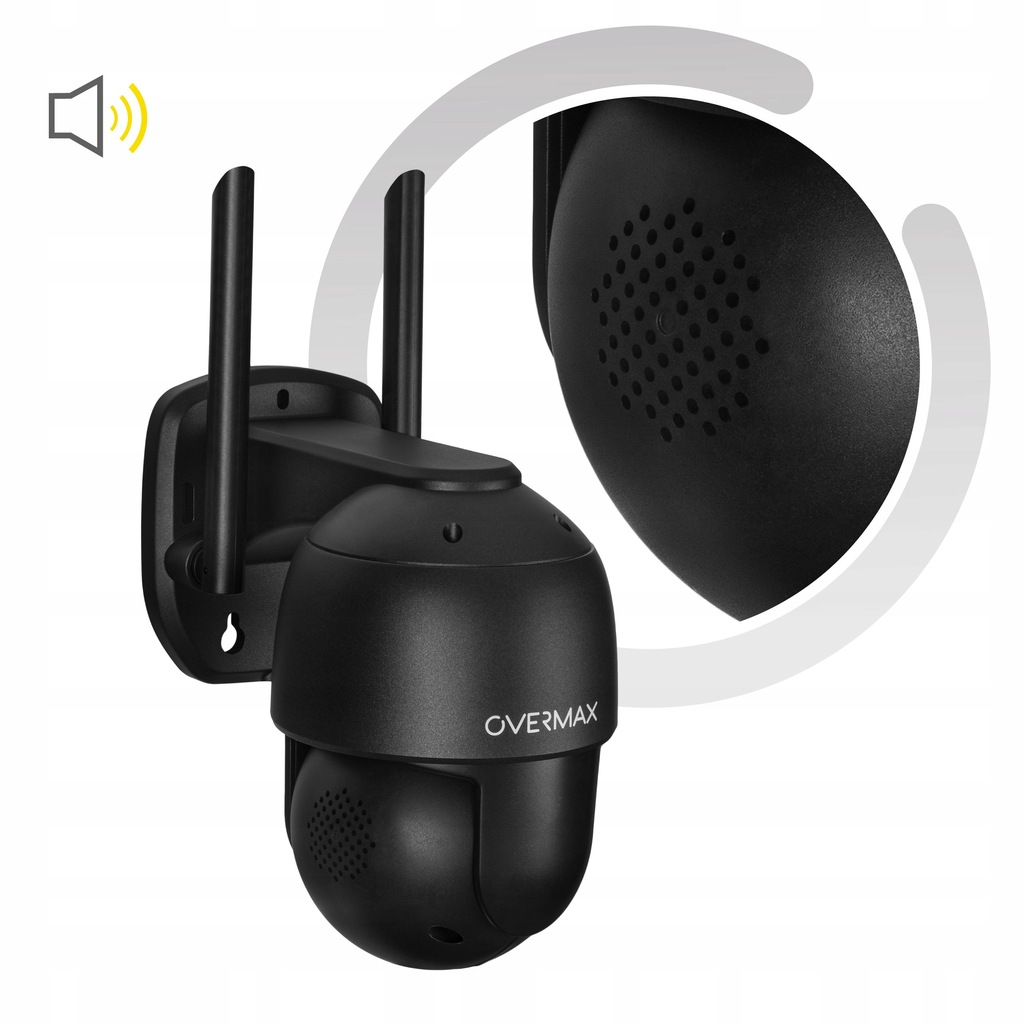 Вулична поворотна IP-камера Overmax Camspot 4.95 WiFi 2.5K Anthracite - Зображення 7