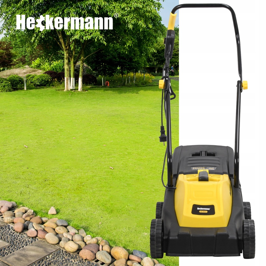 Газонокосарка електрична Heckermann QT3022 - Зображення 6