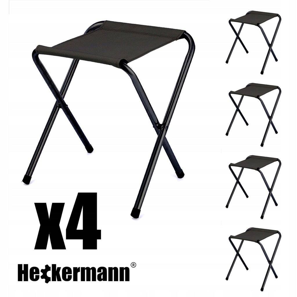 Стіл туристичний складаний зі стільцями Heckermann 120×60 (Польща) - Зображення 4