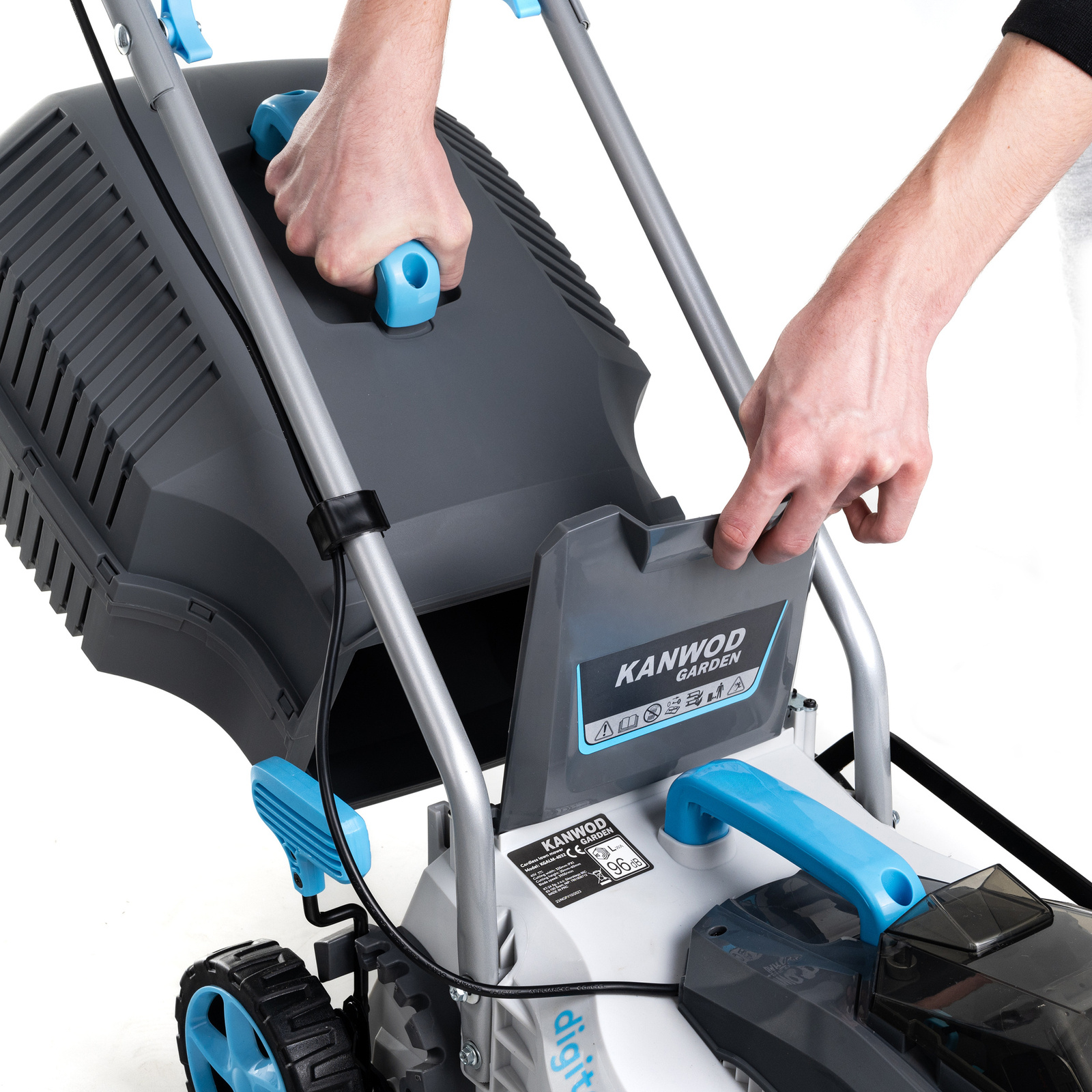 Газонокосарка акумуляторна KGALM-4032 (32см, 30л) Kanwod - Зображення 11