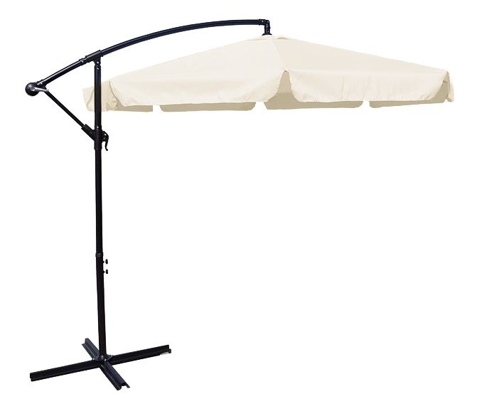 Парасолька садова Ekspand Vihma 350 см Beige Light - Зображення 7