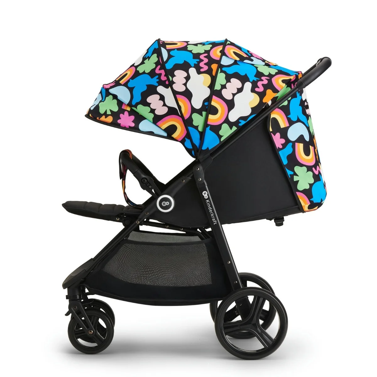 Прогулянкова коляска Kinderkraft GRANDE Plus happy shapes - Зображення 7