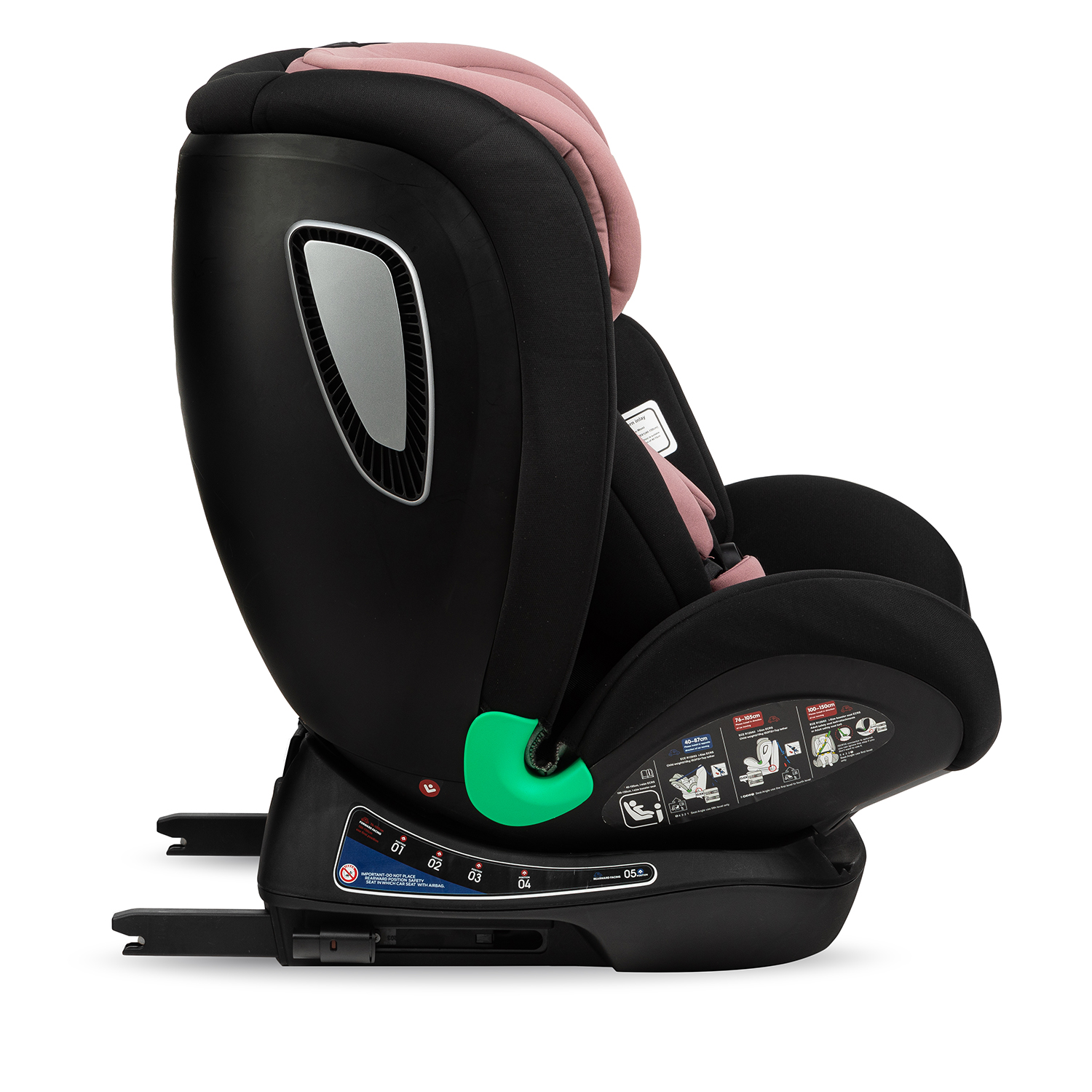 Автокрісло MoMi URSO I-Size 0-36kg Pink - Зображення 14
