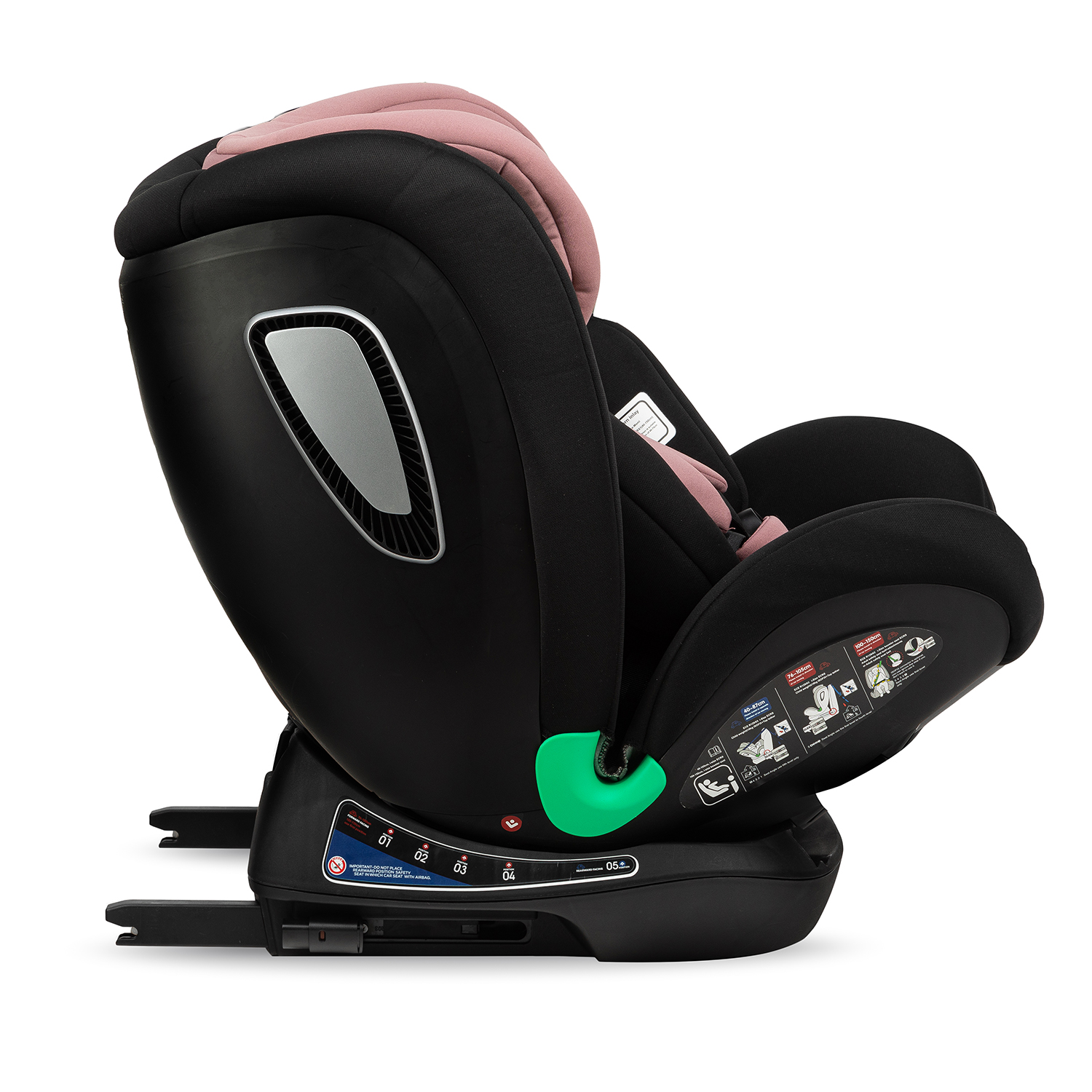 Автокрісло MoMi URSO I-Size 0-36kg Pink - Зображення 13