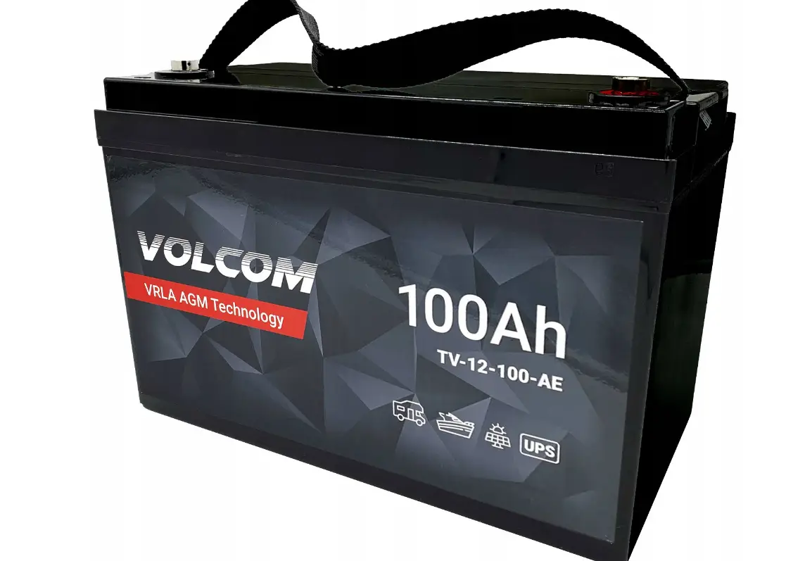 Акумулятор AGM Volcom 12V 100Ah VRLA - Зображення 8