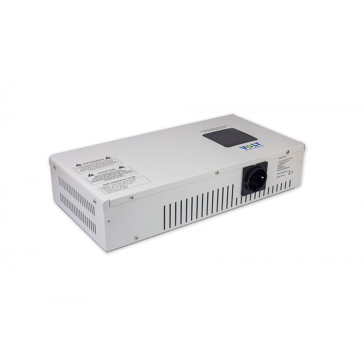 Стабілізатор напруги AVR Volt Polska 3000VA 8% SLIM - Зображення 4