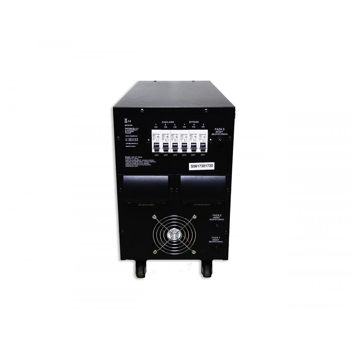 Стабілізатор напруги трифазний AVR Volt Polska 10000VA 3% 3F - Зображення 3