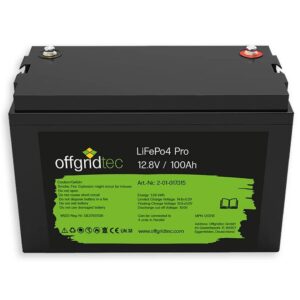 Акумулятор Offgridtec LiFePO4 12,8V 100Ah (100А) BMS 1280Wh (Німеччина)