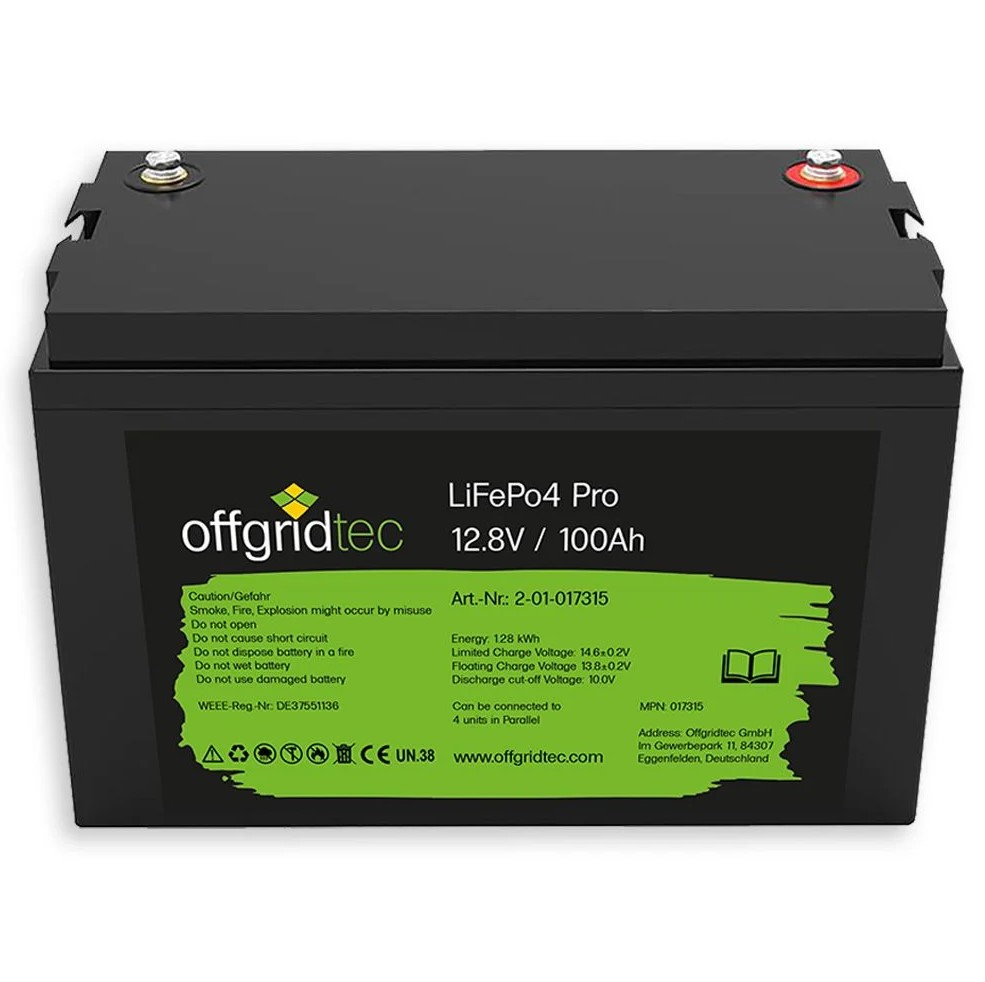 Акумулятор Offgridtec LiFePO4 12,8V 100Ah (100А) BMS 1280Wh (Німеччина)