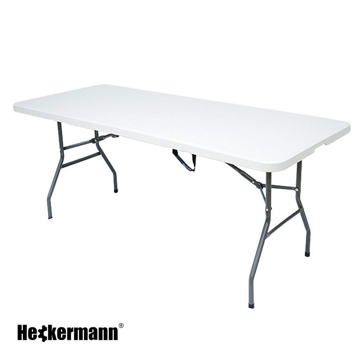 Стіл складаний переносний Heckermann 240х74×74 White (Z240) - Зображення 3
