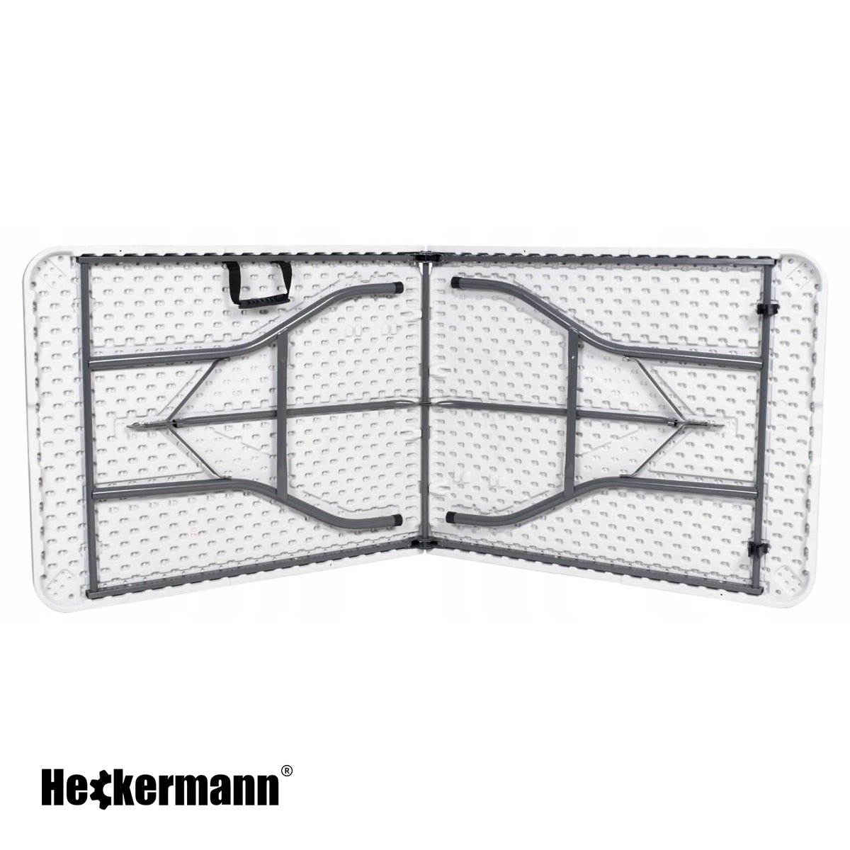 Стіл складаний переносний Heckermann 240х74×74 White (Z240) - Зображення 8