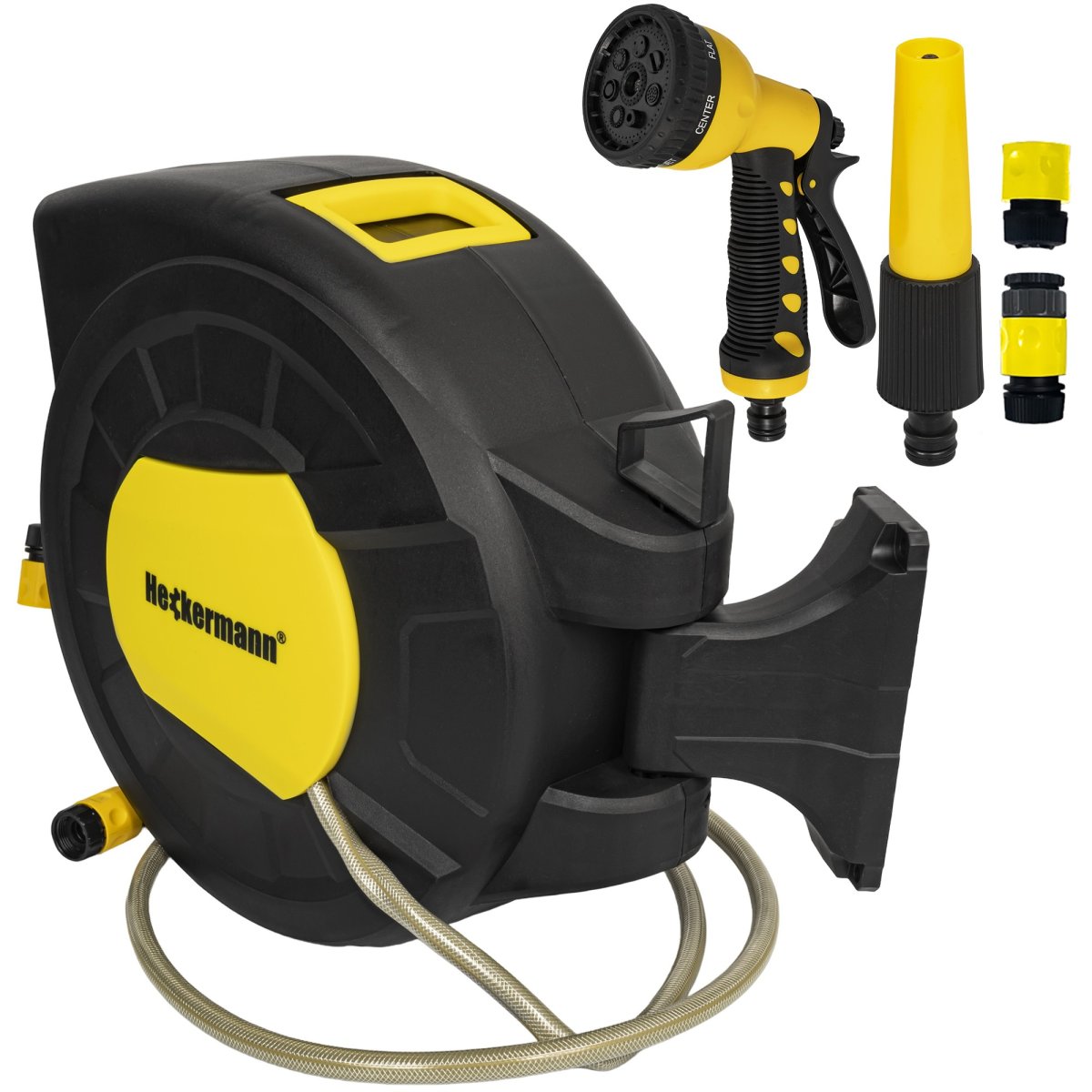 Автоматична котушка зі шлангом Heckermann® ZYW011-S28 28 м - Зображення 2