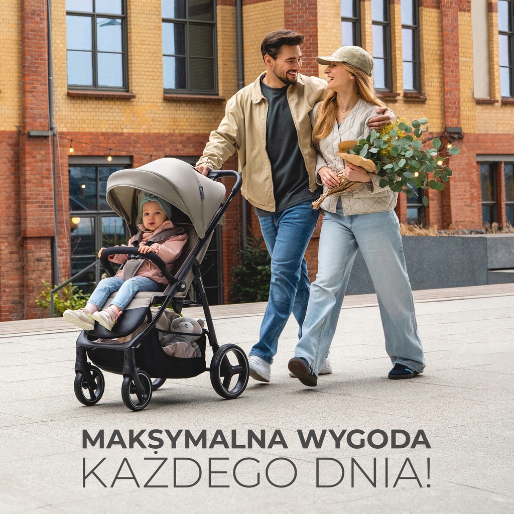 Прогулянковий візок Kiderkraft TRIG 3 Black - Зображення 7