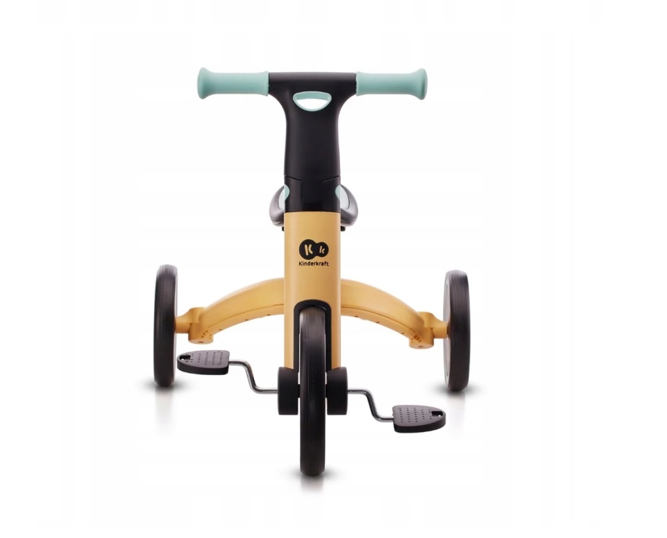 Триколісний велосипед біговіл 3в1 KiderKraft 4TRIKE Flower Blue - Зображення 3