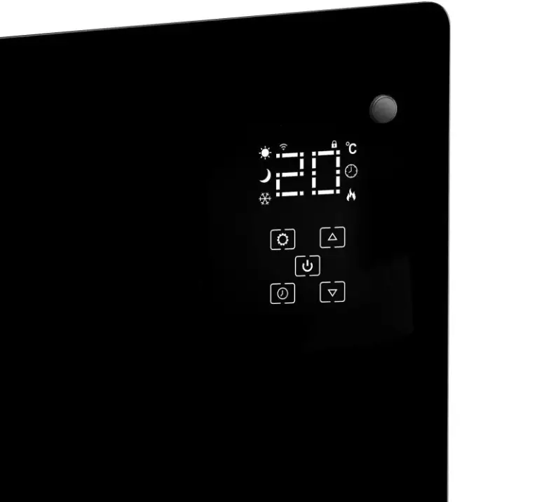 Конвекторний обігрівач 2в1 Carruzzo 2в1 Q20F1 2500W Wi-Fi SMART Black - Зображення 4