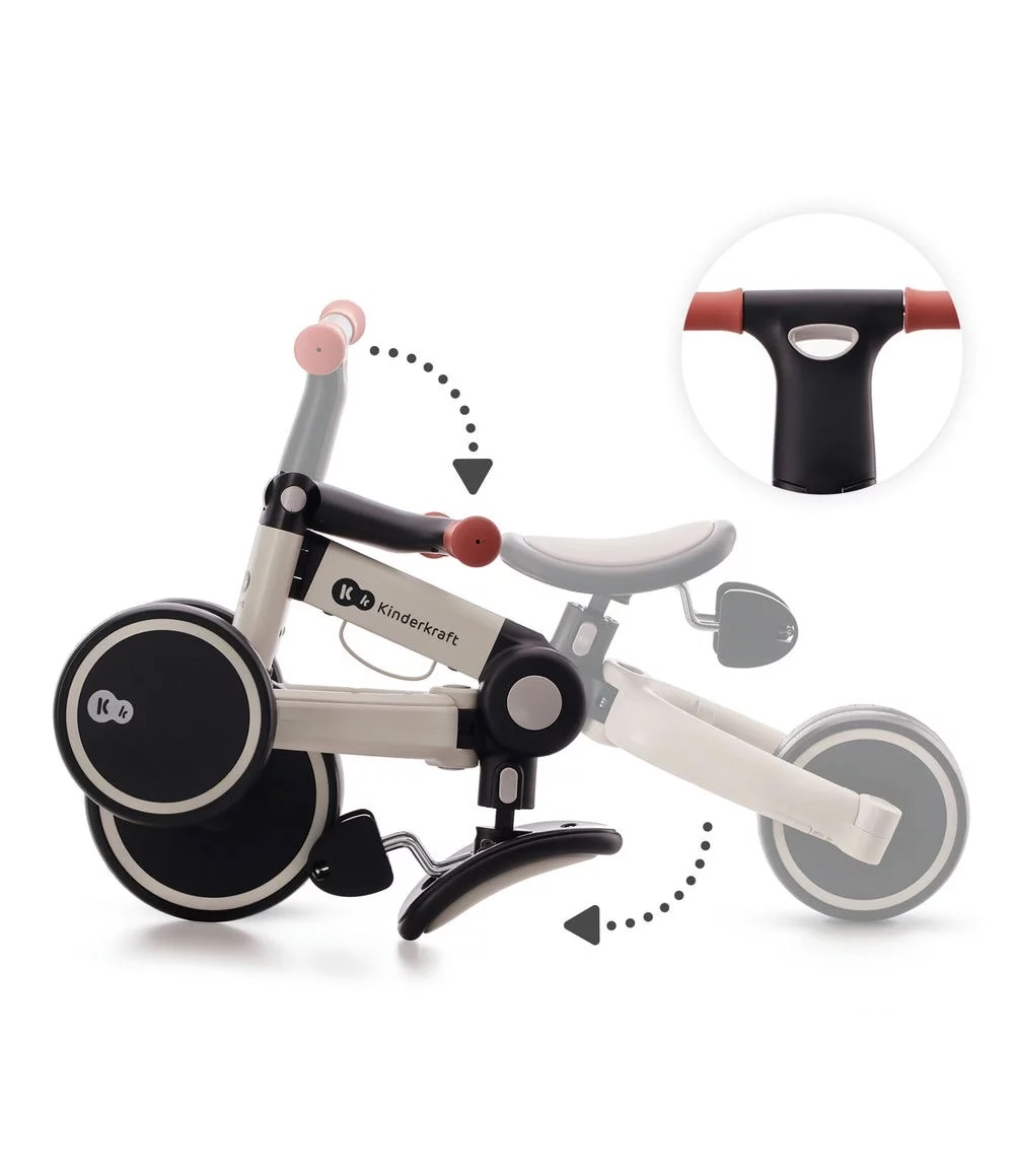 Триколісний велосипед 3в1 KiderKraft 4TRIKE Silver Grey - Зображення 12
