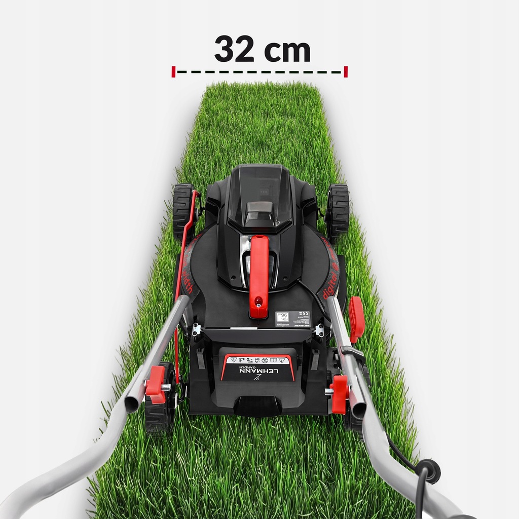 Газонокосарка акумуляторна Lehmann LGALM-4032 (32см, 30л) - Зображення 8