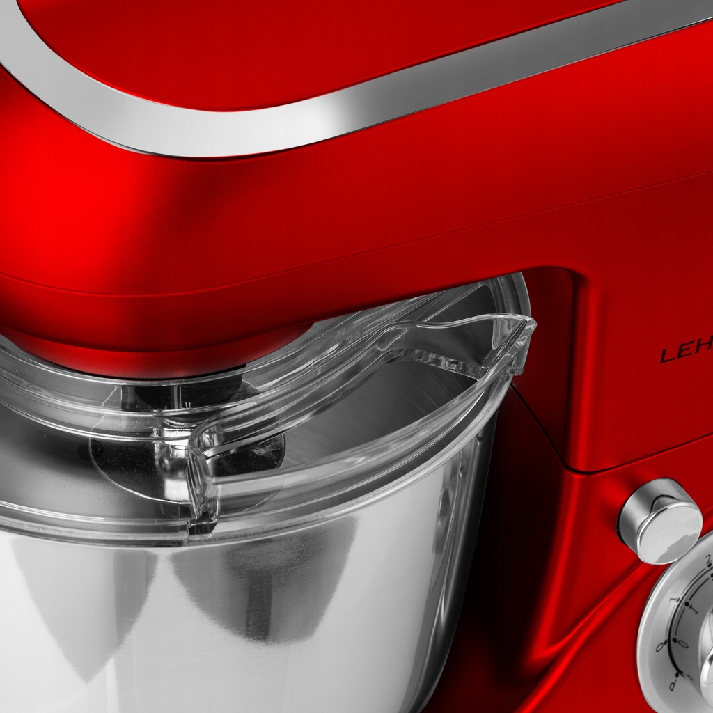 Кухонний комбайн тістоміс Lehmann Chervil RED 2200W - Зображення 6