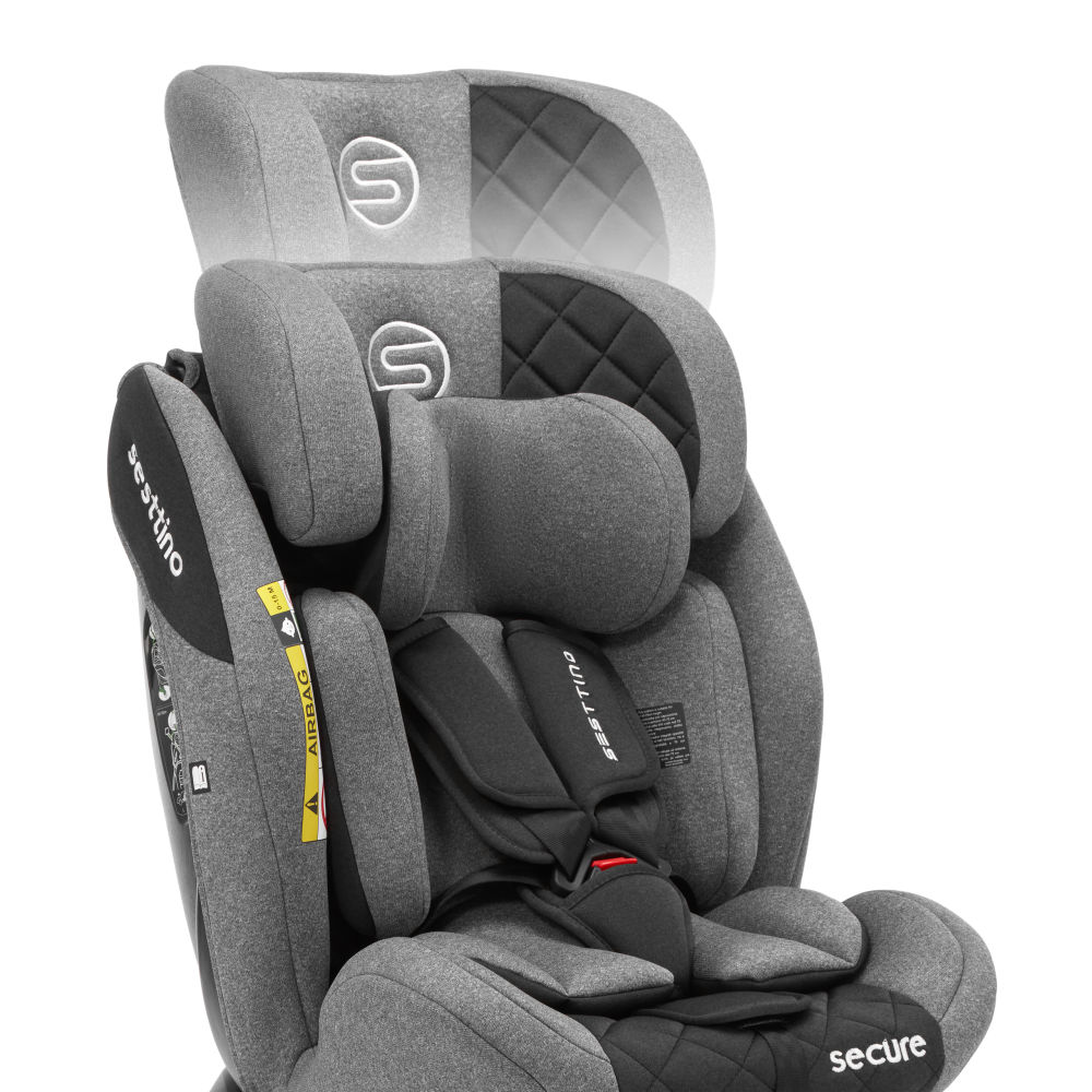 Автокрісло Sesttino Secure Pro Grey 0-36 кг - Зображення 11
