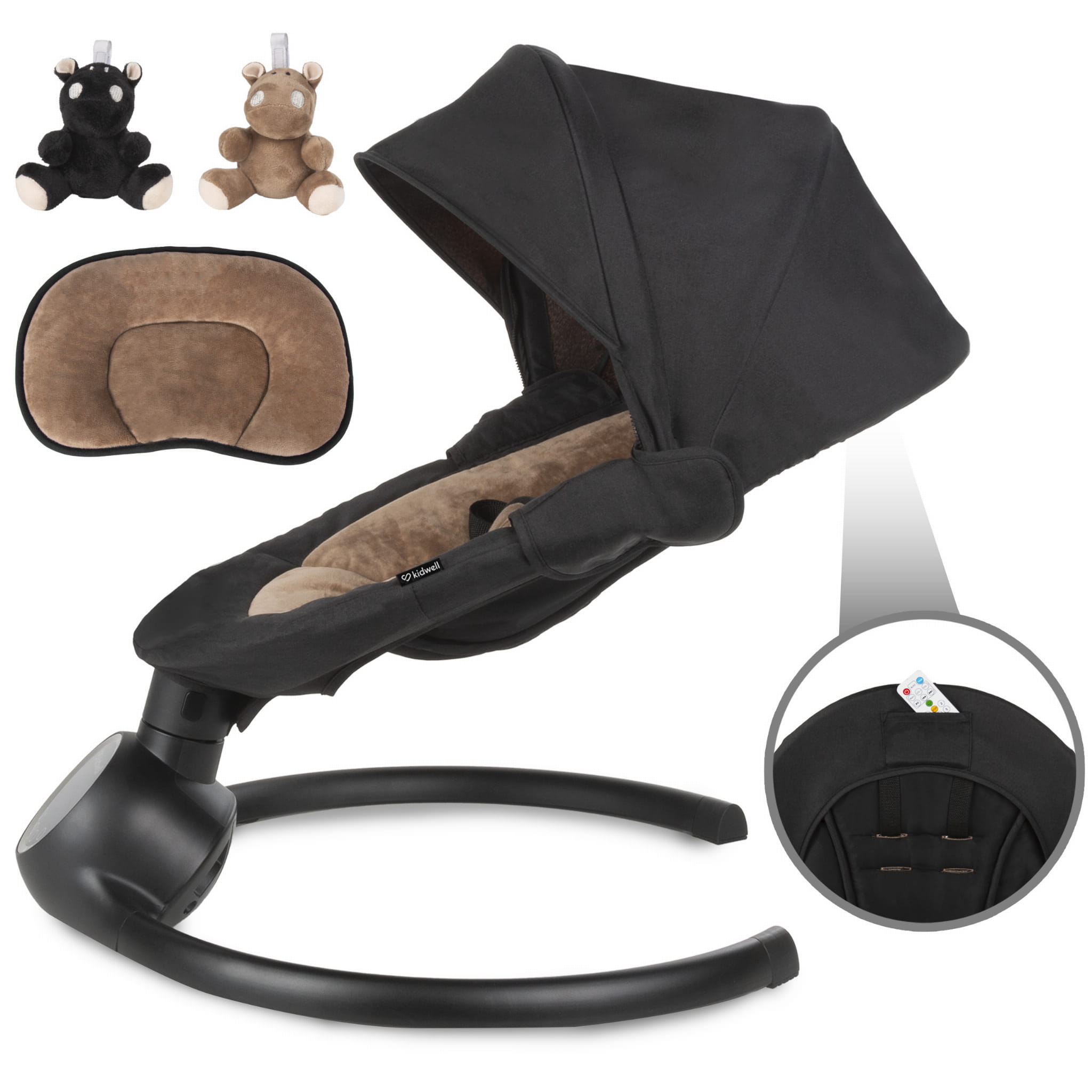 Закачуючий центр Kidwell 2в1 REVE Black/Gold - Зображення 6