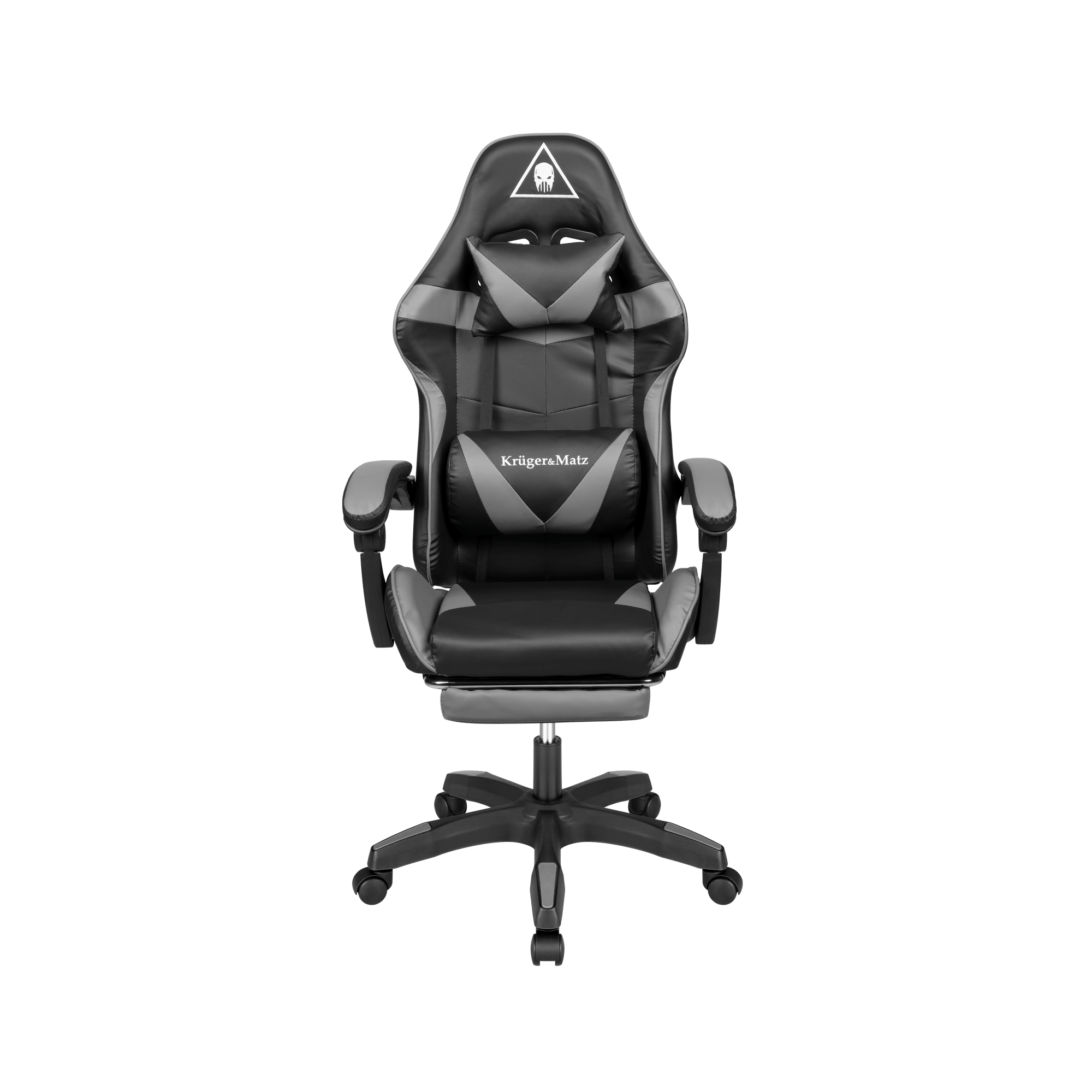 Крісло геймерське Kruger&Matz GX-150 з підставкою для ніг Black/Grey - Зображення 7