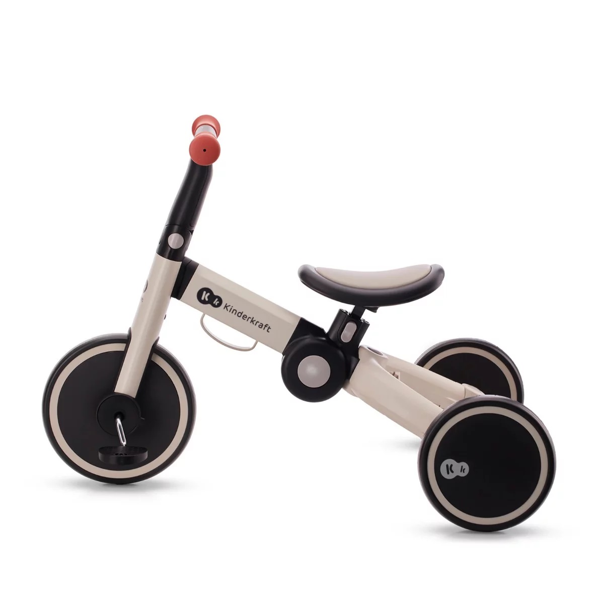 Триколісний велосипед 3в1 KiderKraft 4TRIKE Silver Grey - Зображення 4