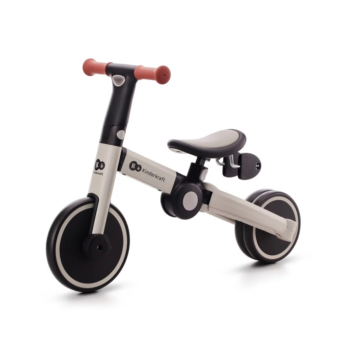 Триколісний велосипед 3в1 KiderKraft 4TRIKE Silver Grey - Зображення 8