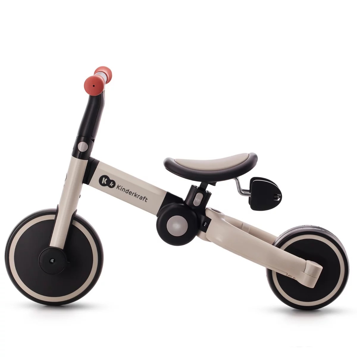 Триколісний велосипед 3в1 KiderKraft 4TRIKE Silver Grey - Зображення 9