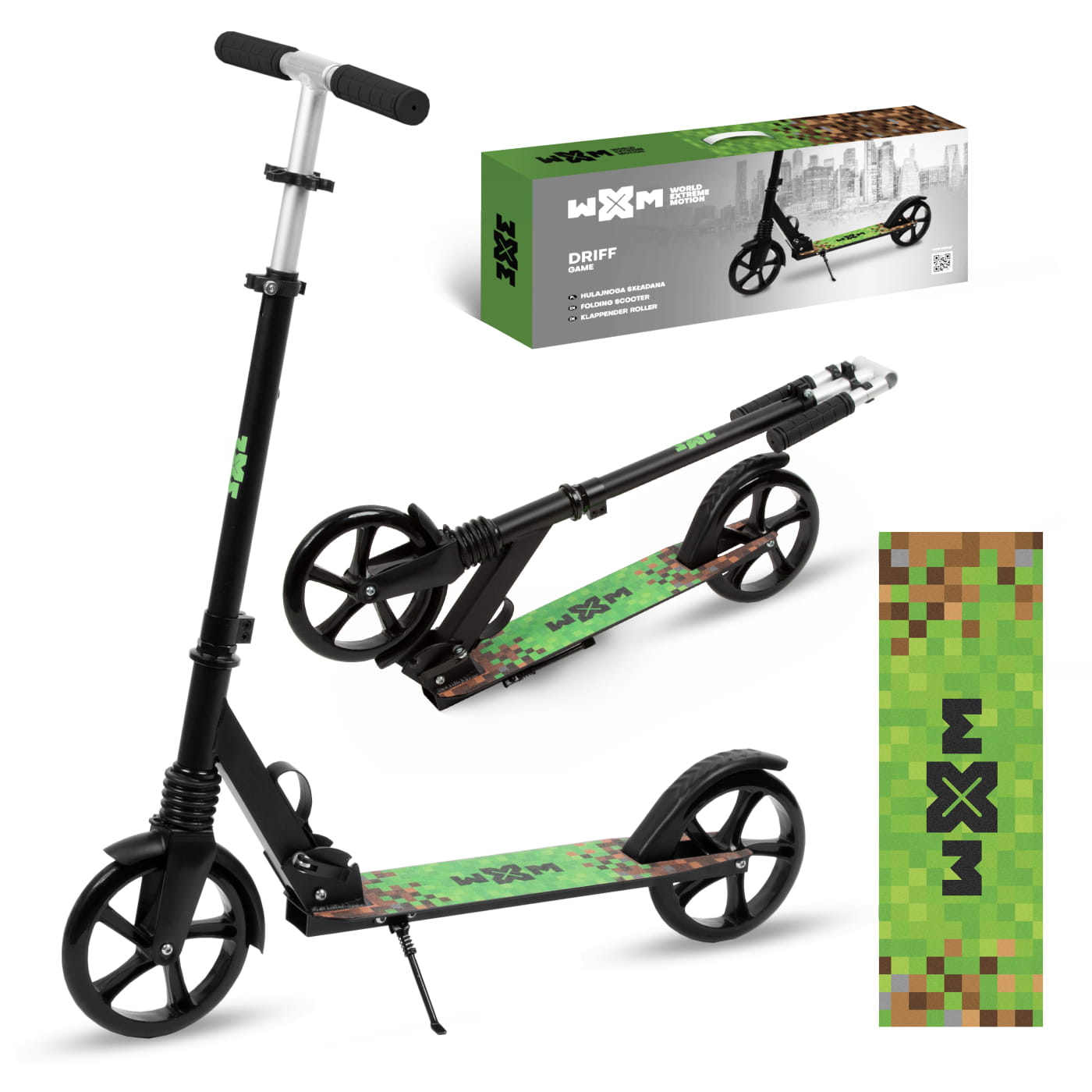Двоколісний дитячий самокат WXM DRIFF Game 200 mm