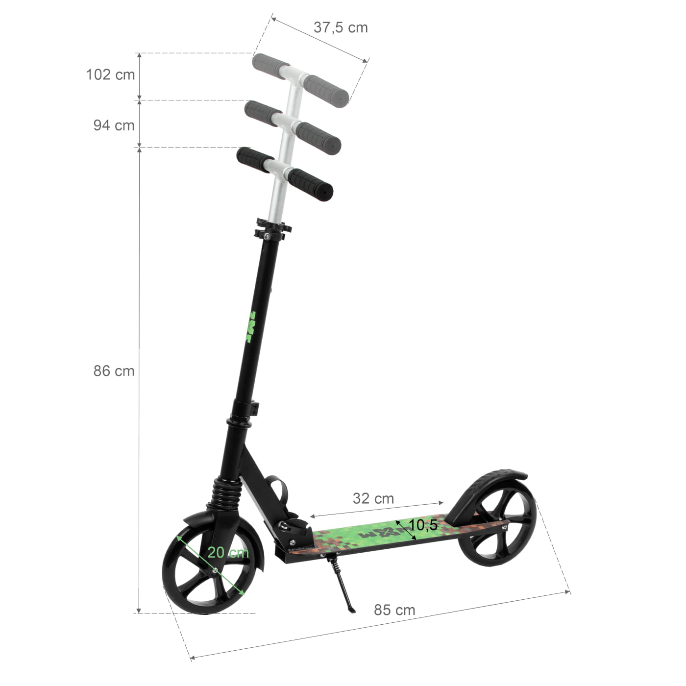 Двоколісний дитячий самокат WXM DRIFF Game 200 mm - Зображення 3