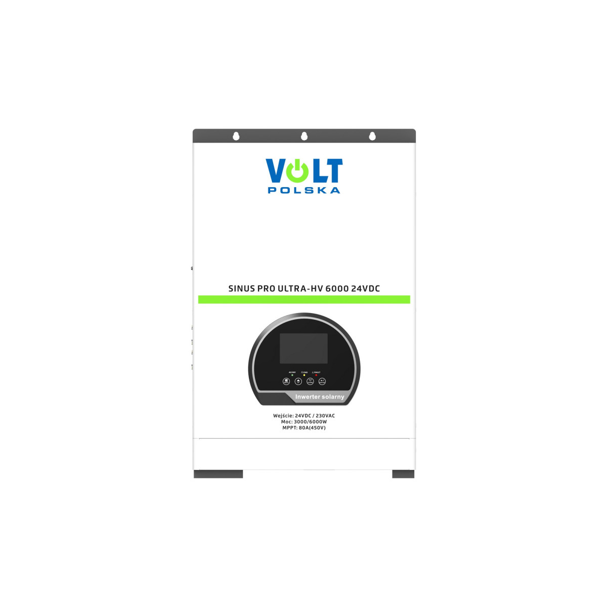 Автономний сонячний інвертор Voltpolska SINUS PRO ULTRA-HV 11000 24/230 В (5.2/11 кВт) + 100A MPPT (450В) - Зображення 2