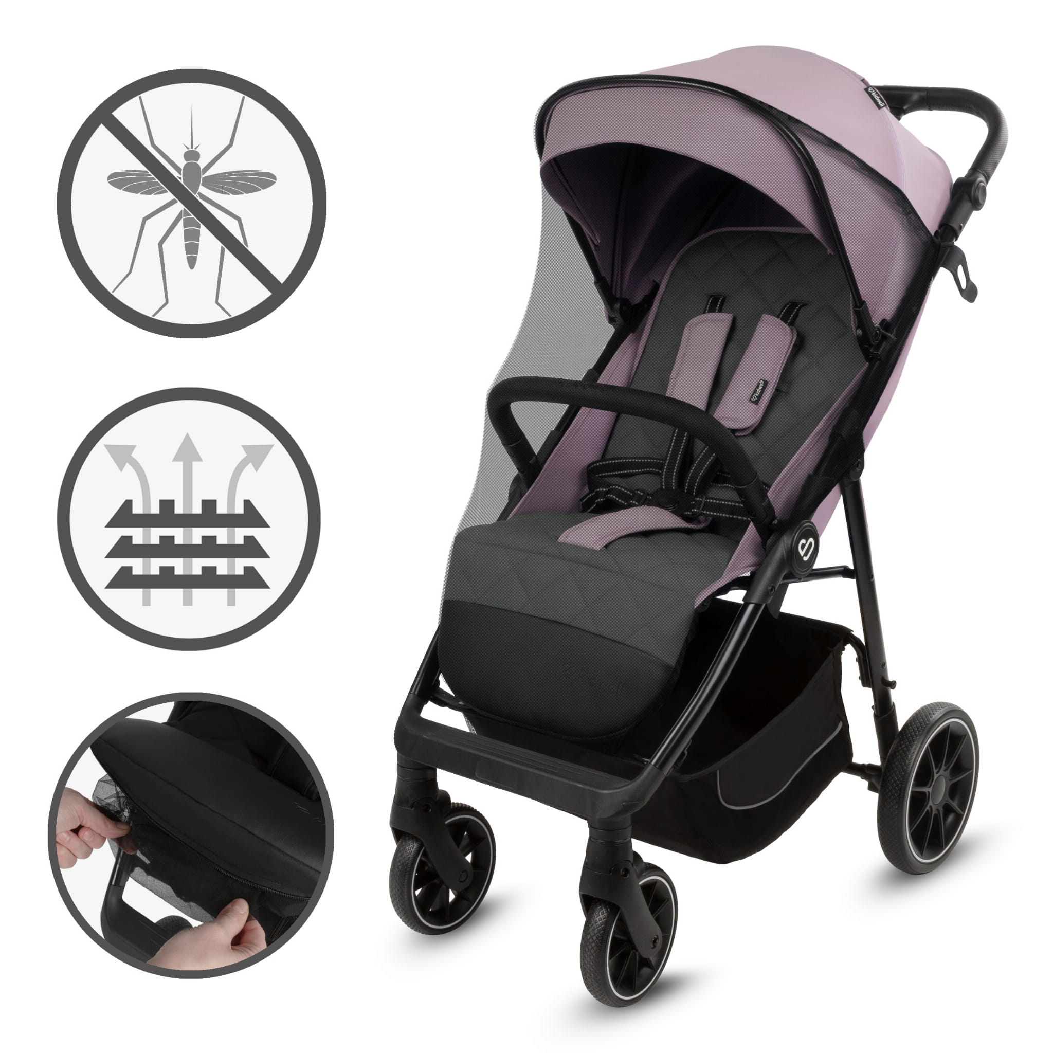 Прогулянкова коляска Kidwell ENZO Pink - Зображення 6