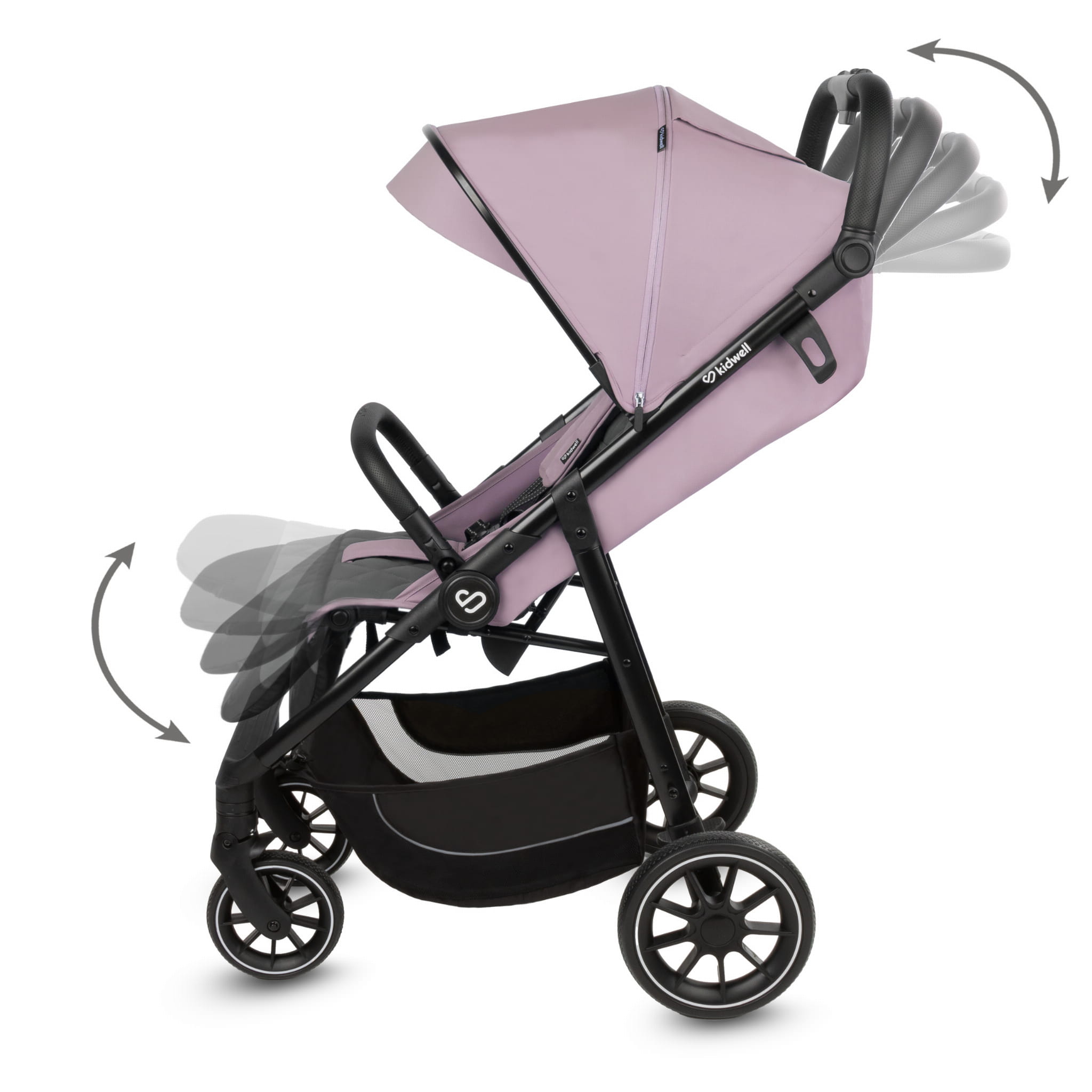 Прогулянкова коляска Kidwell ENZO Pink - Зображення 7
