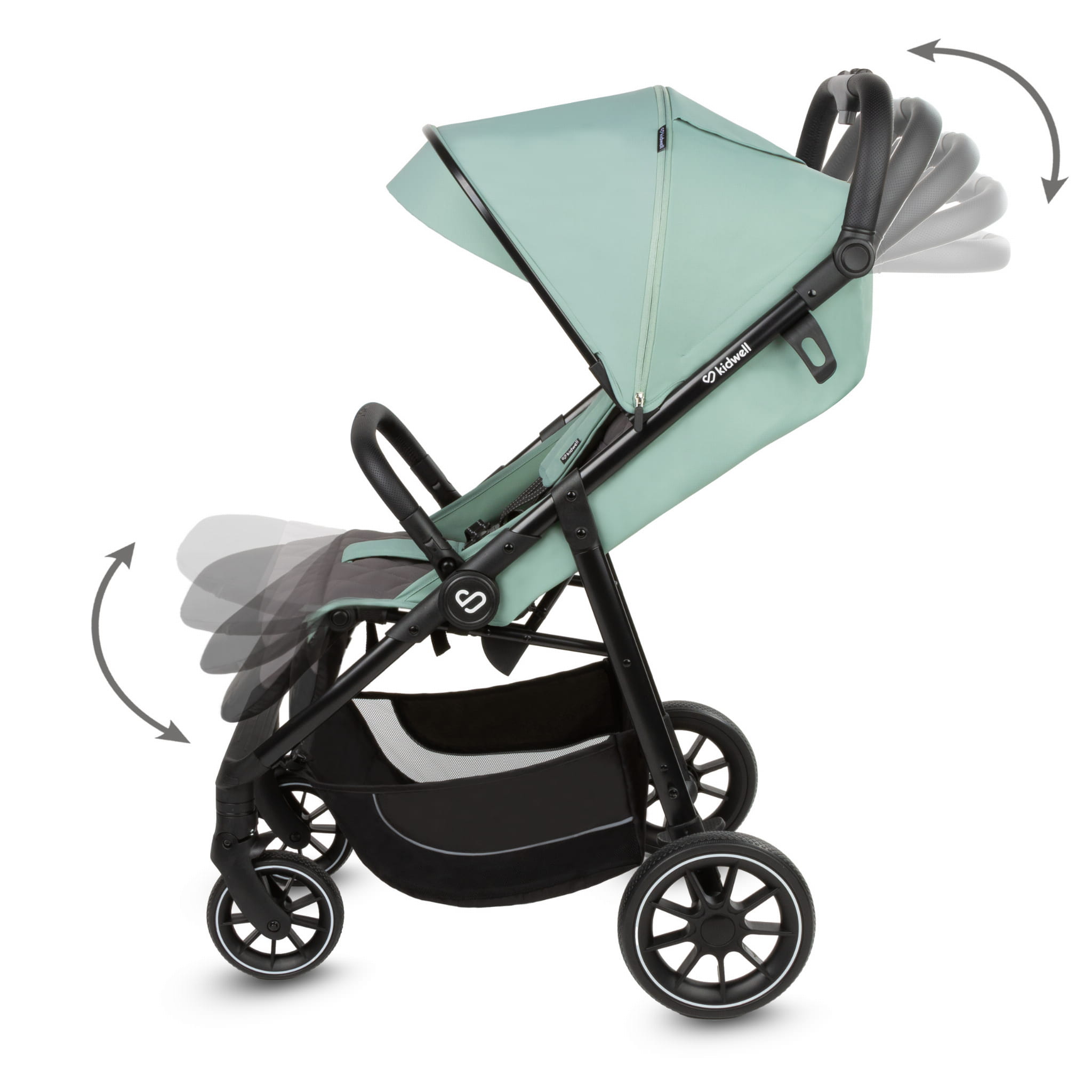 Прогулянкова коляска Kidwell ENZO Green - Зображення 8