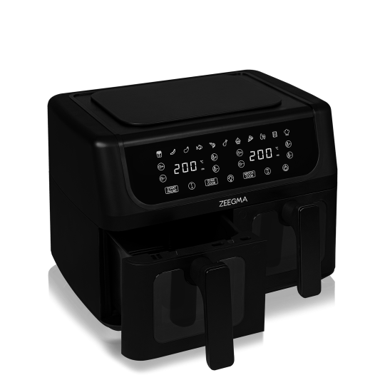 Аерофритюрниця двокамерна Zeegma Dual 9л Black - Зображення 15