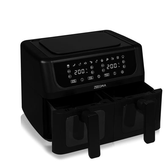 Аерофритюрниця двокамерна Zeegma Dual 9л Black - Зображення 14