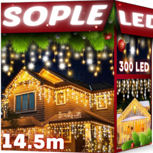 Вулична гірлянда бахрома 14.5м 300 LED
