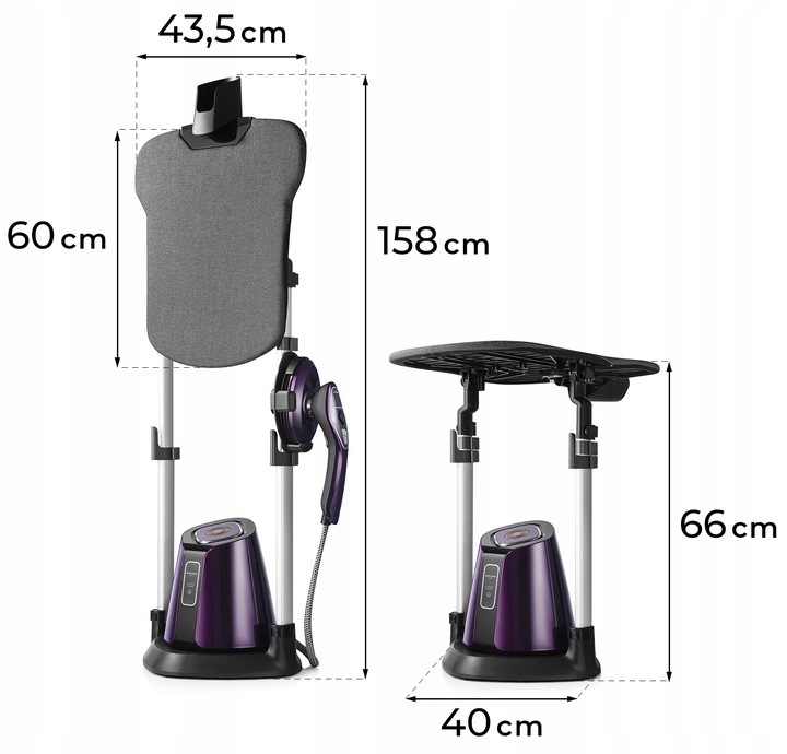 Прасувальна система 3в1 Mozano Ultra Care 2500W Purple - Зображення 3
