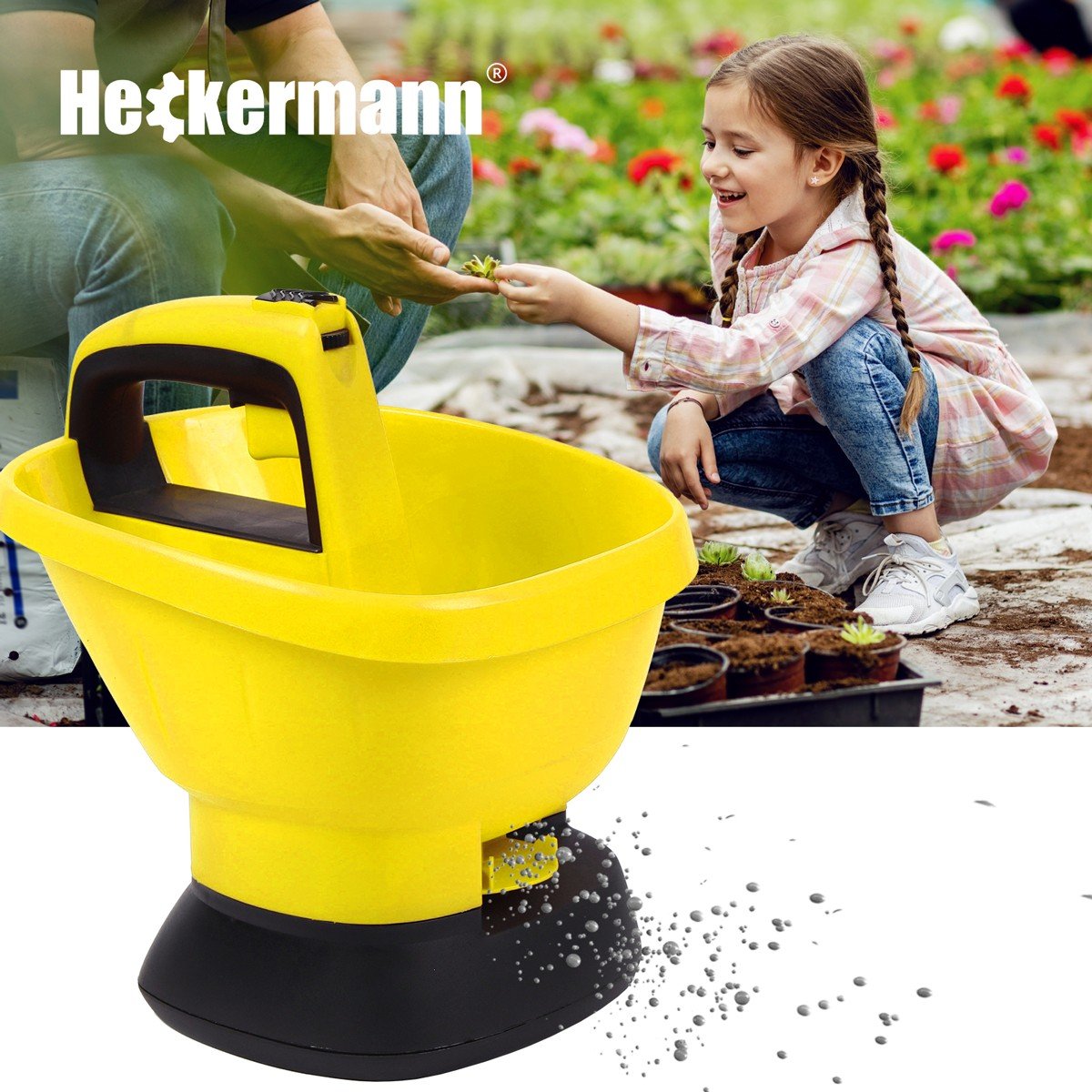 Розкидач-сівалка акумуляторна Heckermann® NX9103 - Зображення 5