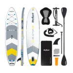 SUP дошка 350см Rebel ACTIVE RBA-4501-WH з аксесуарами сапборд 170 кг 350 x 81 х 15 см White