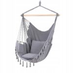 Підвісне крісло, бразильський гамак Hanert BOHO Grey