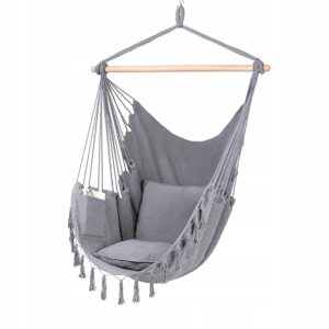 Підвісне крісло, бразильський гамак Hanert BOHO Grey