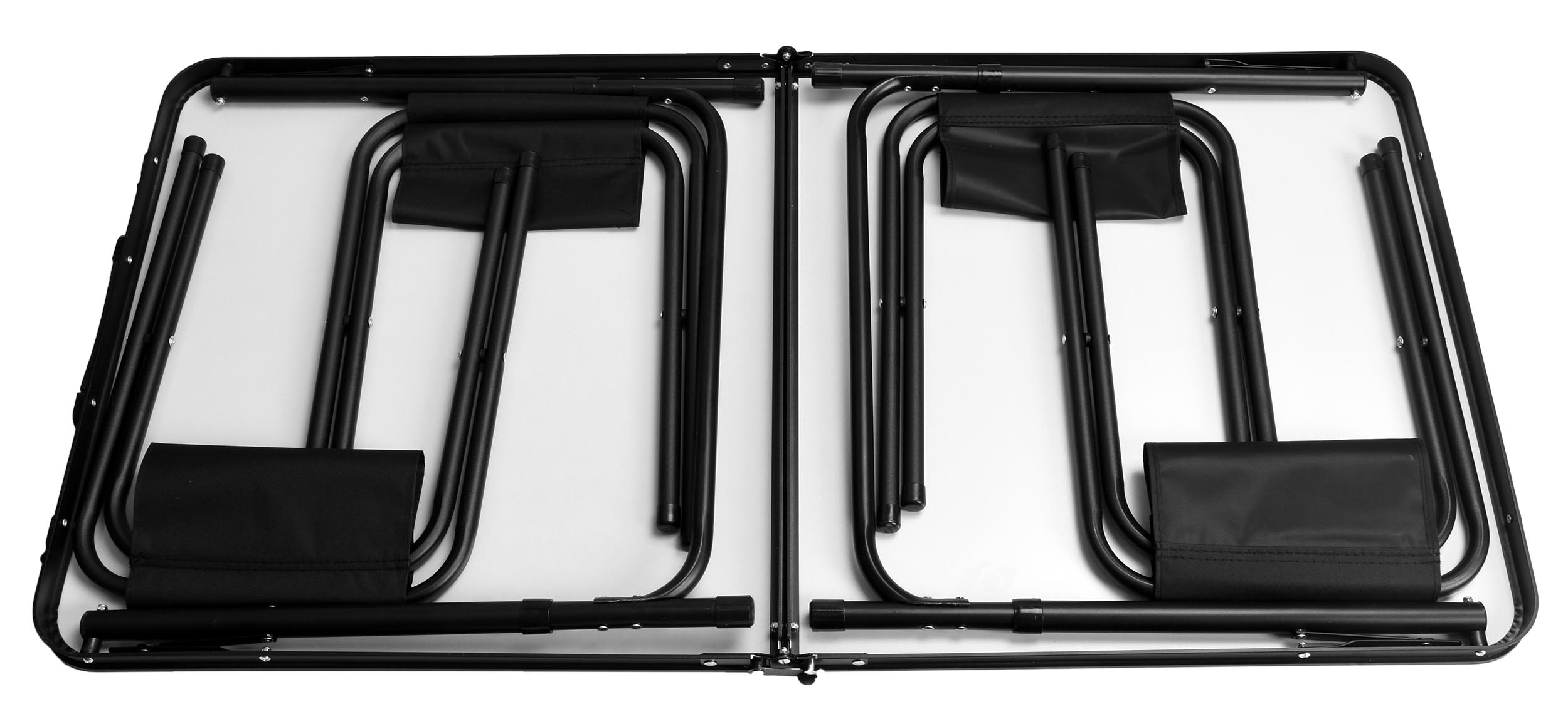 Стіл туристичний розкладний зі стільцями Hanert WoodLine 120x60 - Зображення 7
