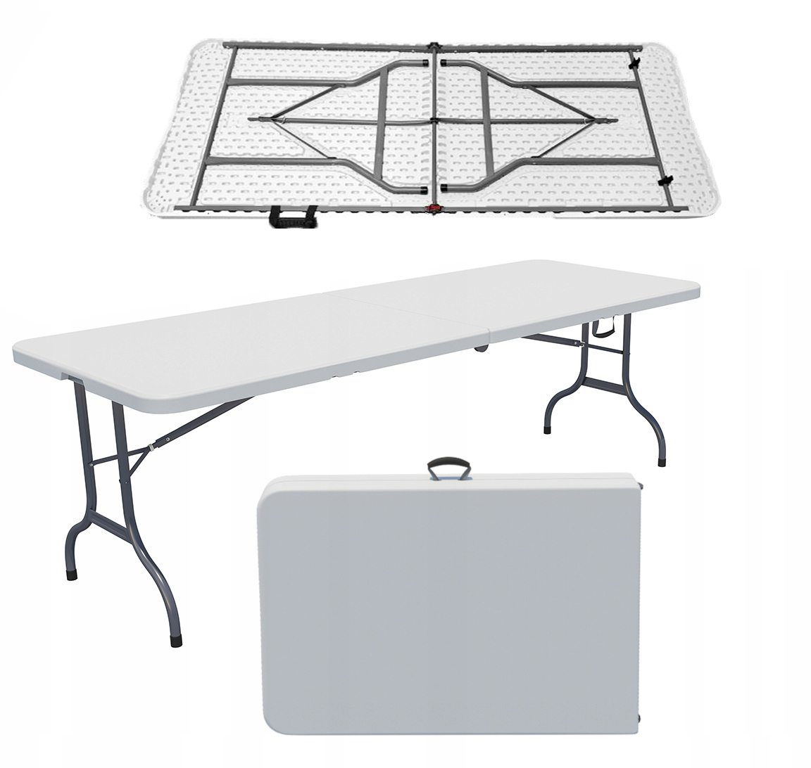 Стіл розкладний туристичний Hanert Family Table 180см White